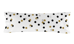 Set van 2 kussenslopen Golden Dots