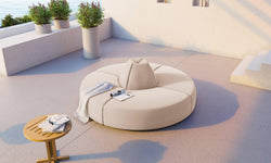 Outdoor ronde bank Maui