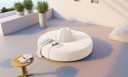 Outdoor ronde bank Maui