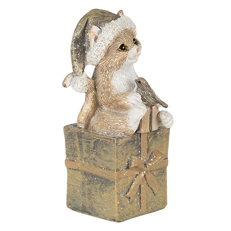 Kerstdecoratie kat Myriam