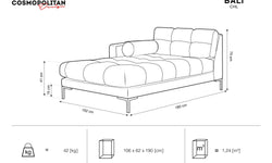 Chaise longue Bali links