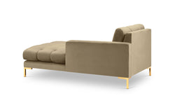 Chaise longue Bali rechts velvet