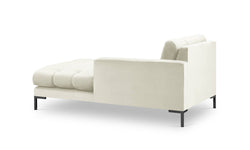 Chaise longue Bali rechts velvet