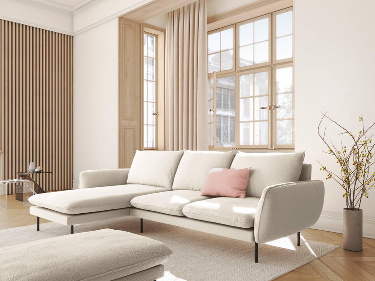 Hoekbank Vienna links bouclé