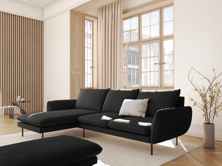 Hoekbank Vienna links bouclé