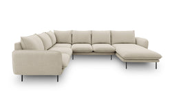 Hoekbank Vienna hoek links & chaise longue rechts