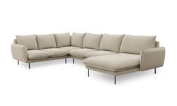 Hoekbank Vienna hoek links & chaise longue rechts