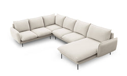 Hoekbank Vienna hoek links & chaise longue rechts