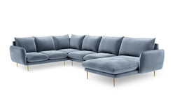 Hoekbank Vienna links velvet
