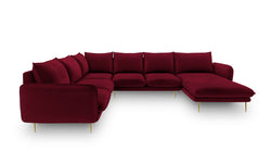 Hoekbank Vienna links velvet