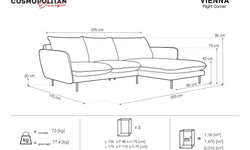 Hoekbank Vienna rechts