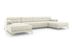 U-hoekbank Bali velvet