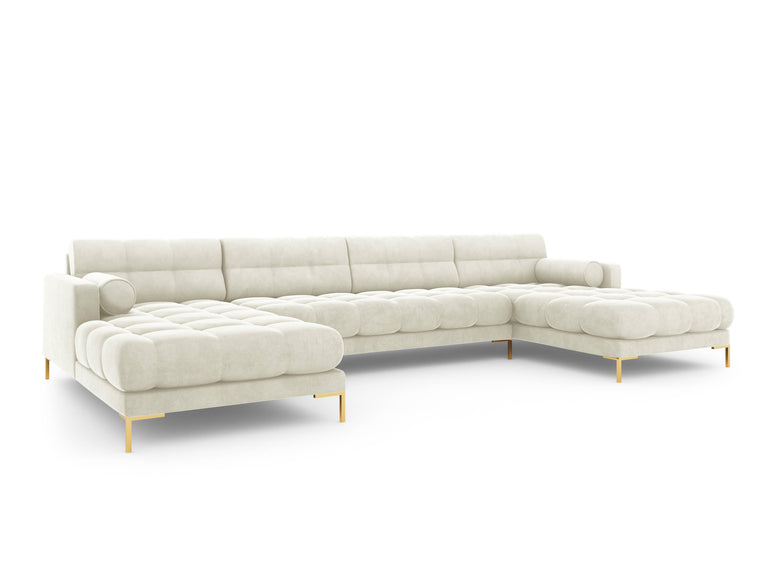 U-hoekbank Bali velvet