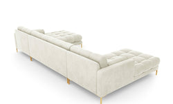 U-hoekbank Bali velvet