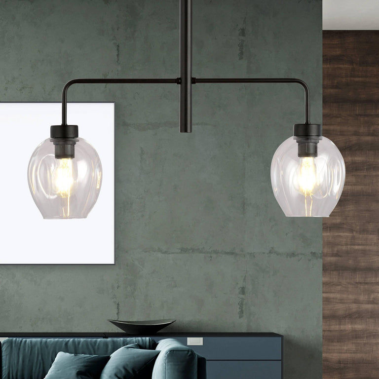 2-lichts hanglamp Lucy