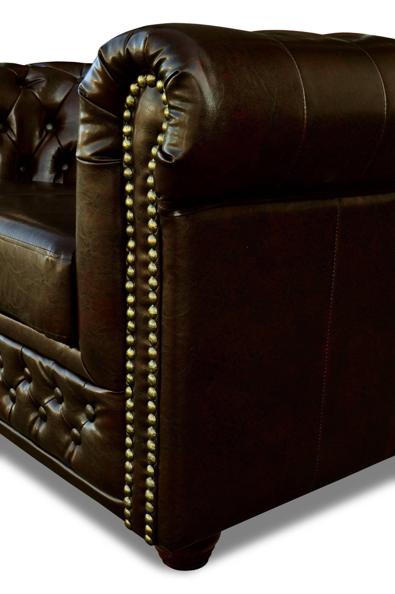 2-zitsbank York eco-leer