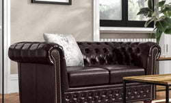 2-zitsbank York eco-leer