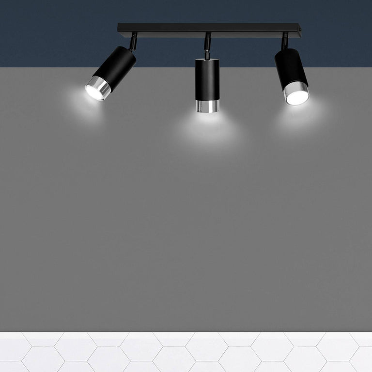 3-lichts plafondlamp Haru