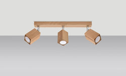 3-lichts plafondlamp Keke
