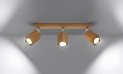 3-lichts plafondlamp Keke