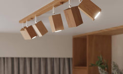 3-lichts plafondlamp Keke