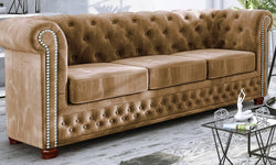 3-zitsbank York velvet