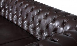 3-zitsbank York eco-leer