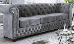 3-zitsbank York velvet