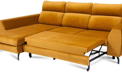 Slaapbank Denver links met opbergruimte