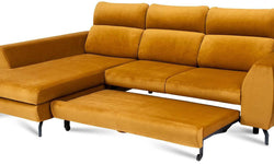 Slaapbank Denver links met opbergruimte