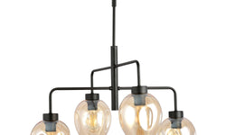 4-lichts hanglamp Lucy
