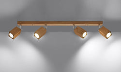 4-lichts plafondlamp Keke