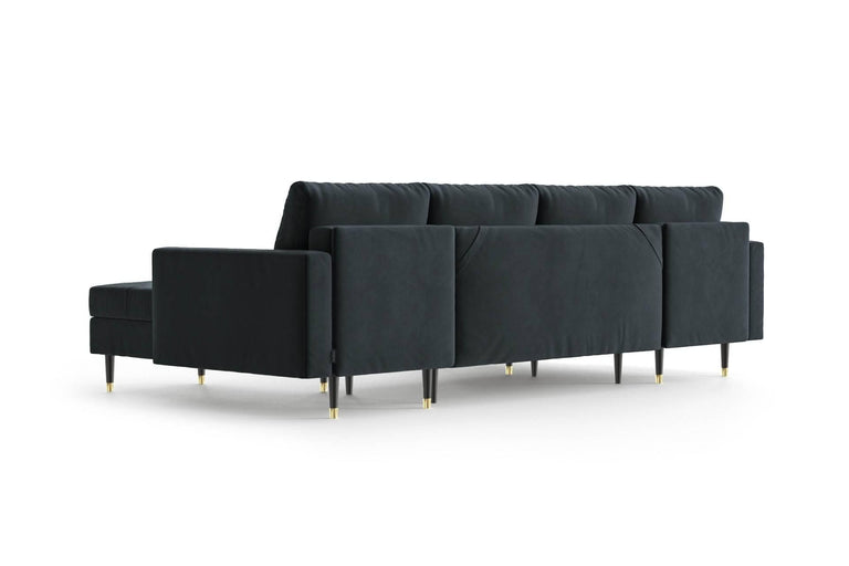 U-slaapbank Aldo velvet