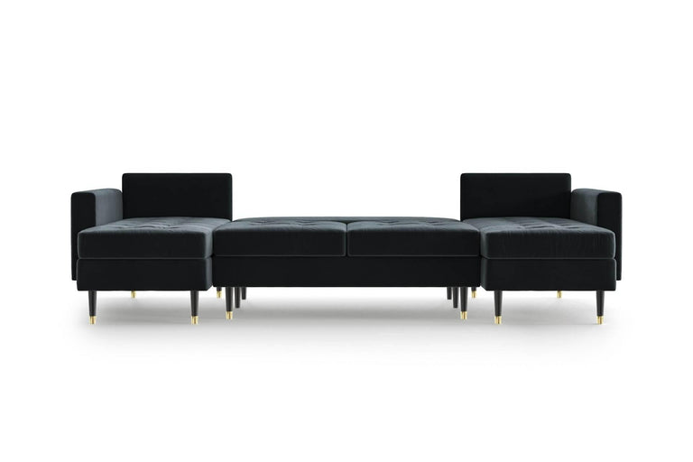 U-slaapbank Aldo velvet