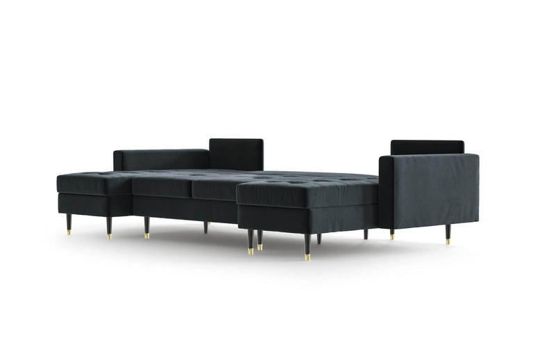 U-slaapbank Aldo velvet