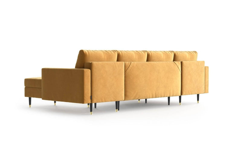 U-slaapbank Aldo velvet