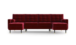 U-slaapbank Aldo velvet