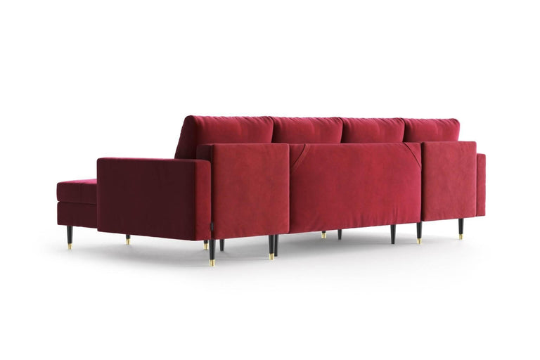 U-slaapbank Aldo velvet