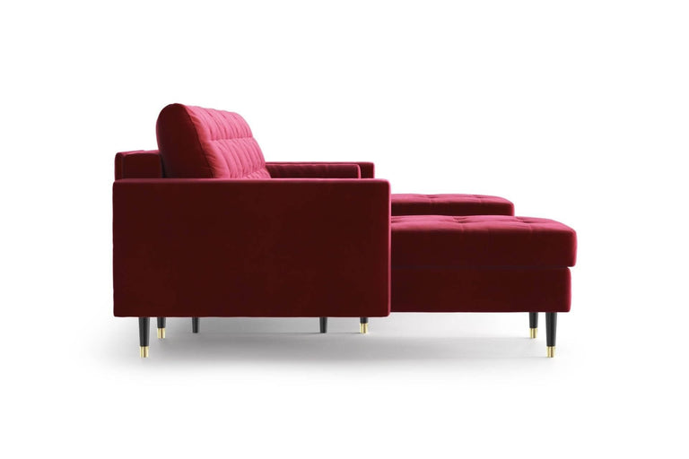 U-slaapbank Aldo velvet