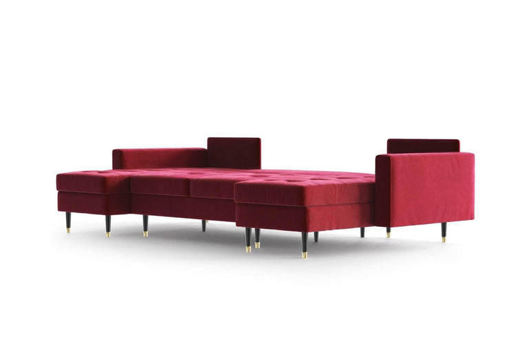 U-slaapbank Aldo velvet