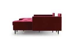 U-slaapbank Aldo velvet