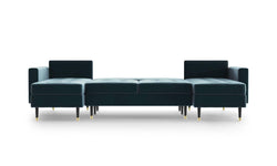 U-slaapbank Aldo velvet