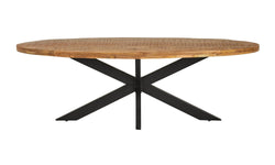 Eettafel Mateo ovaal x-poot