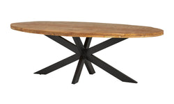 Eettafel Mateo ovaal x-poot