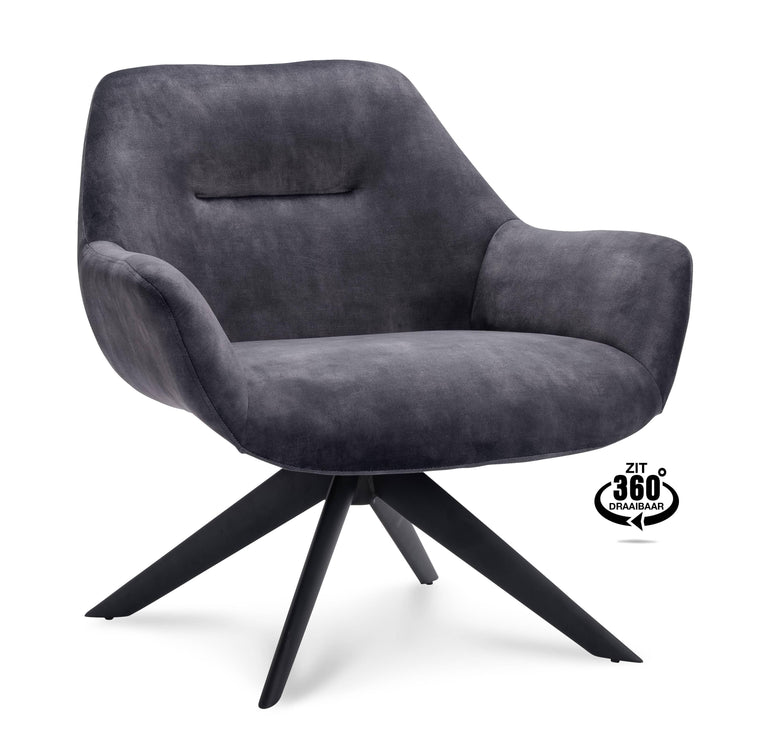 Fauteuil Stars velvet