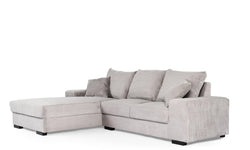 Hoekbank Rio ribstof links