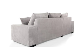 Hoekbank Rio ribstof links