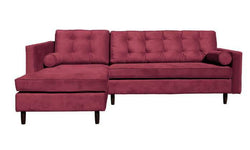 Hoekbank Vancouver links velvet