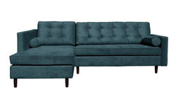 Hoekbank Vancouver links velvet