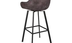 Set van 2 barkrukken Reino velvet